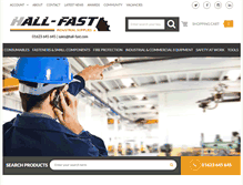 Tablet Screenshot of hall-fast.com